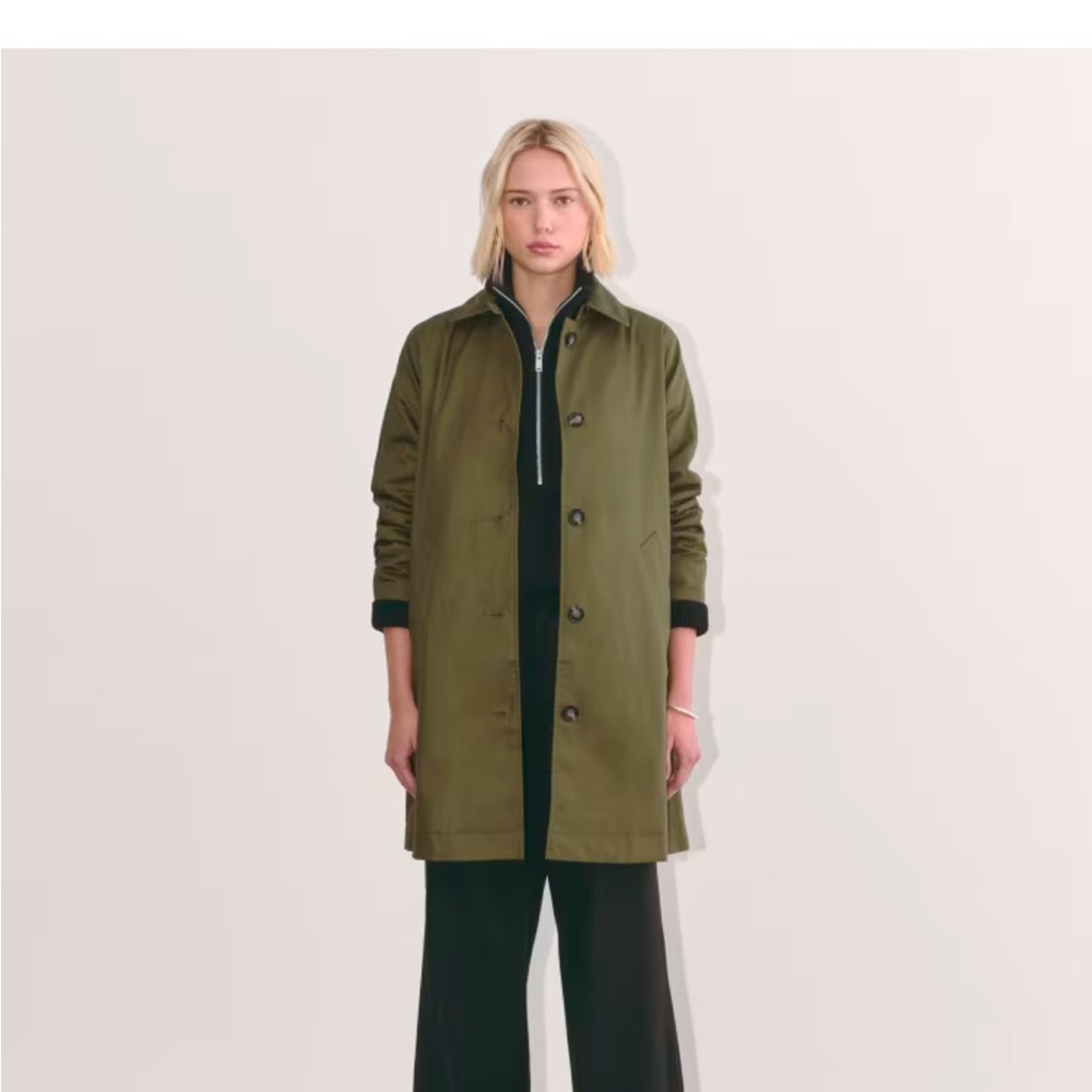 Everlane The Mac Trench Coat Beech